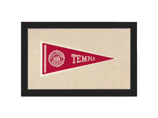 Vintage Temple University Pennant