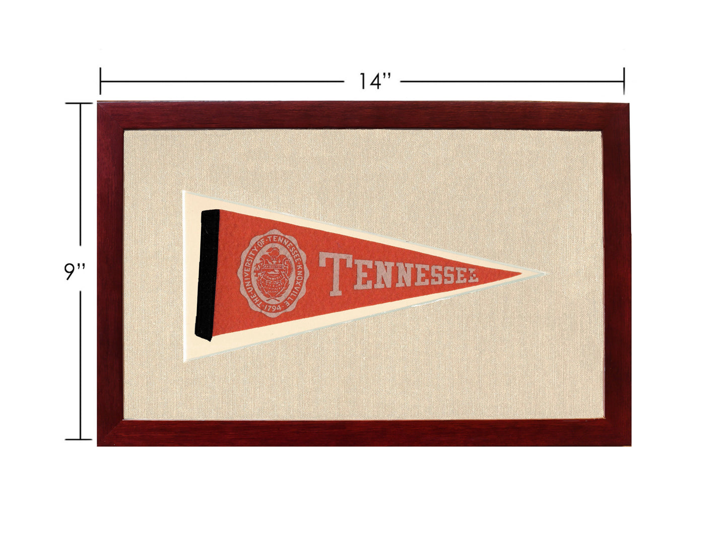 Vintage University of Tennessee Pennant