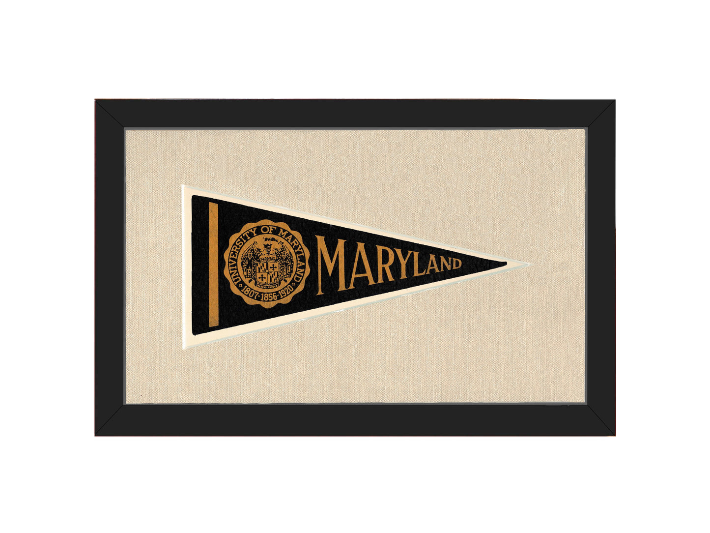 Vintage University of Maryland Pennant