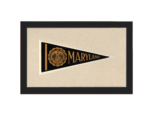 Vintage University of Maryland Pennant