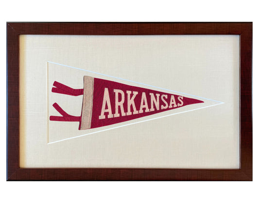 Vintage University of Arkansas Pennant