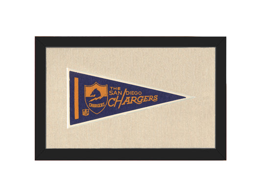 Vintage San Diego Chargers Pennant