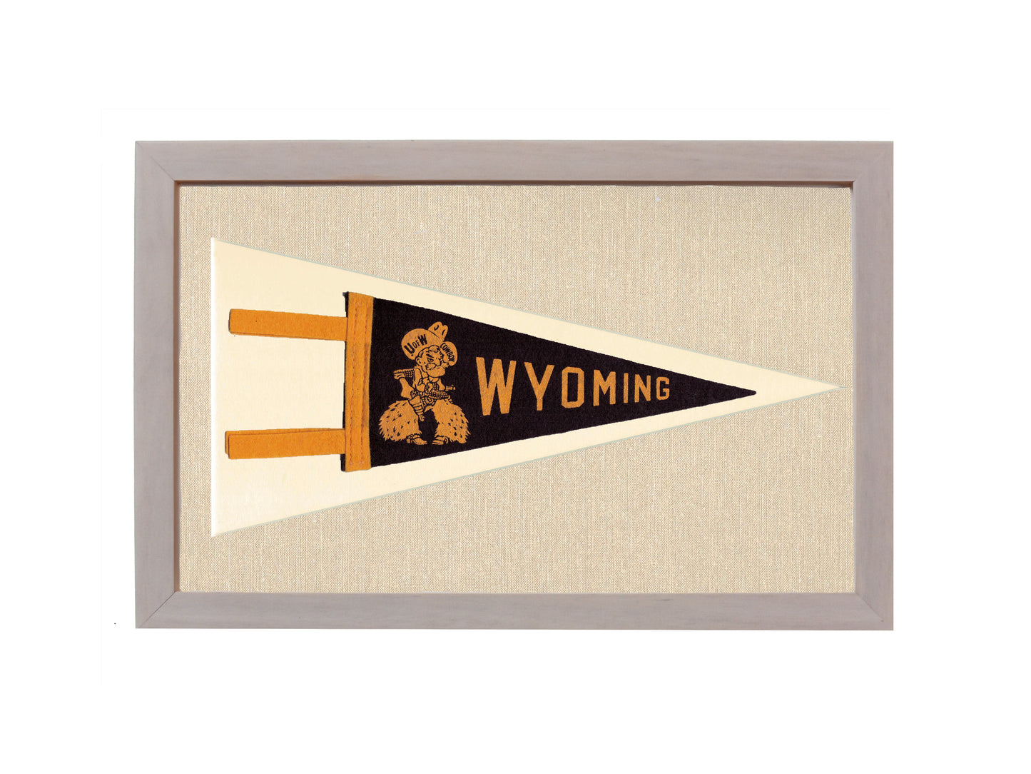 Vintage University of Wyoming Pennant
