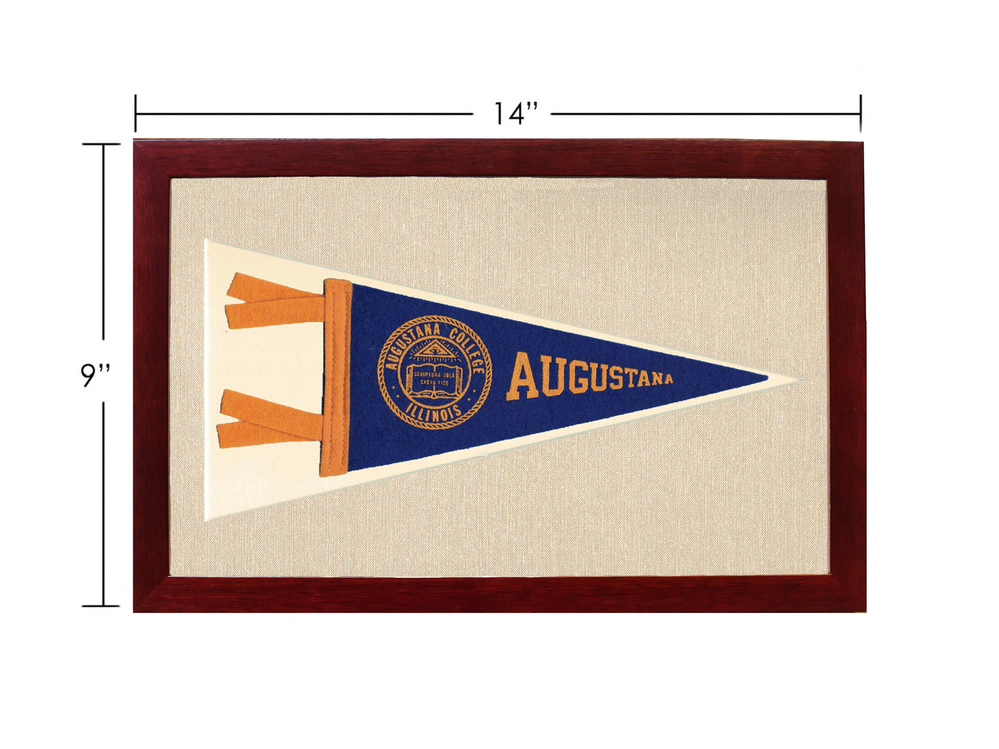 Vintage Augustana College Pennant