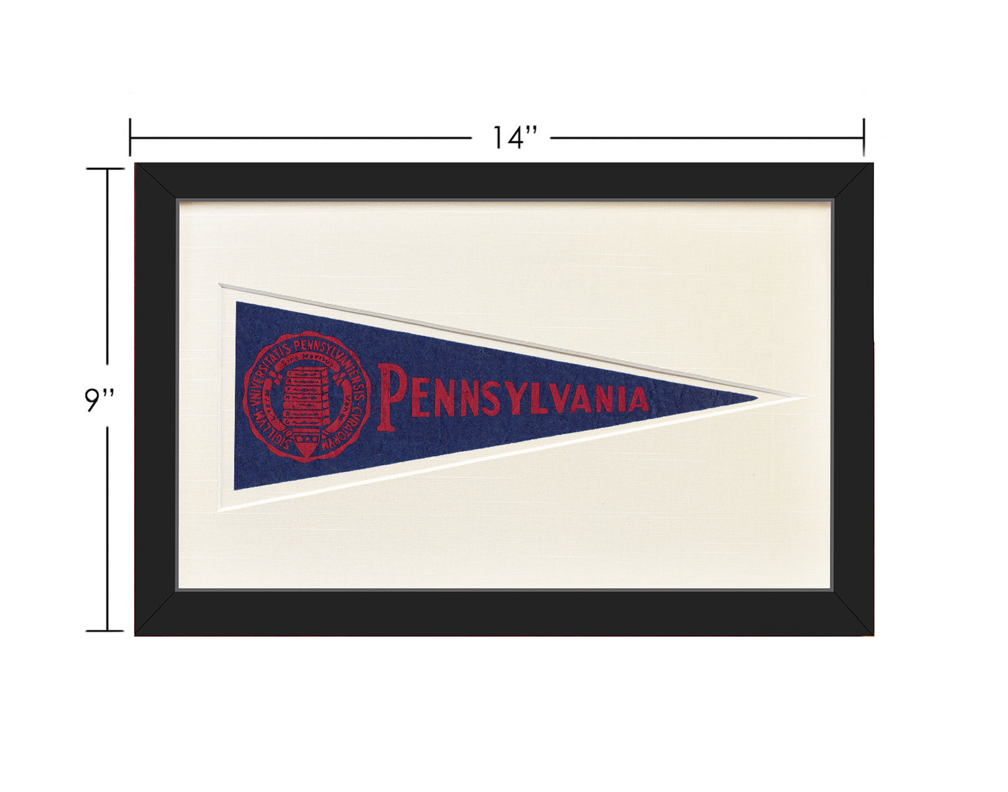 Vintage University of Pennsylvania Hormel Pennant