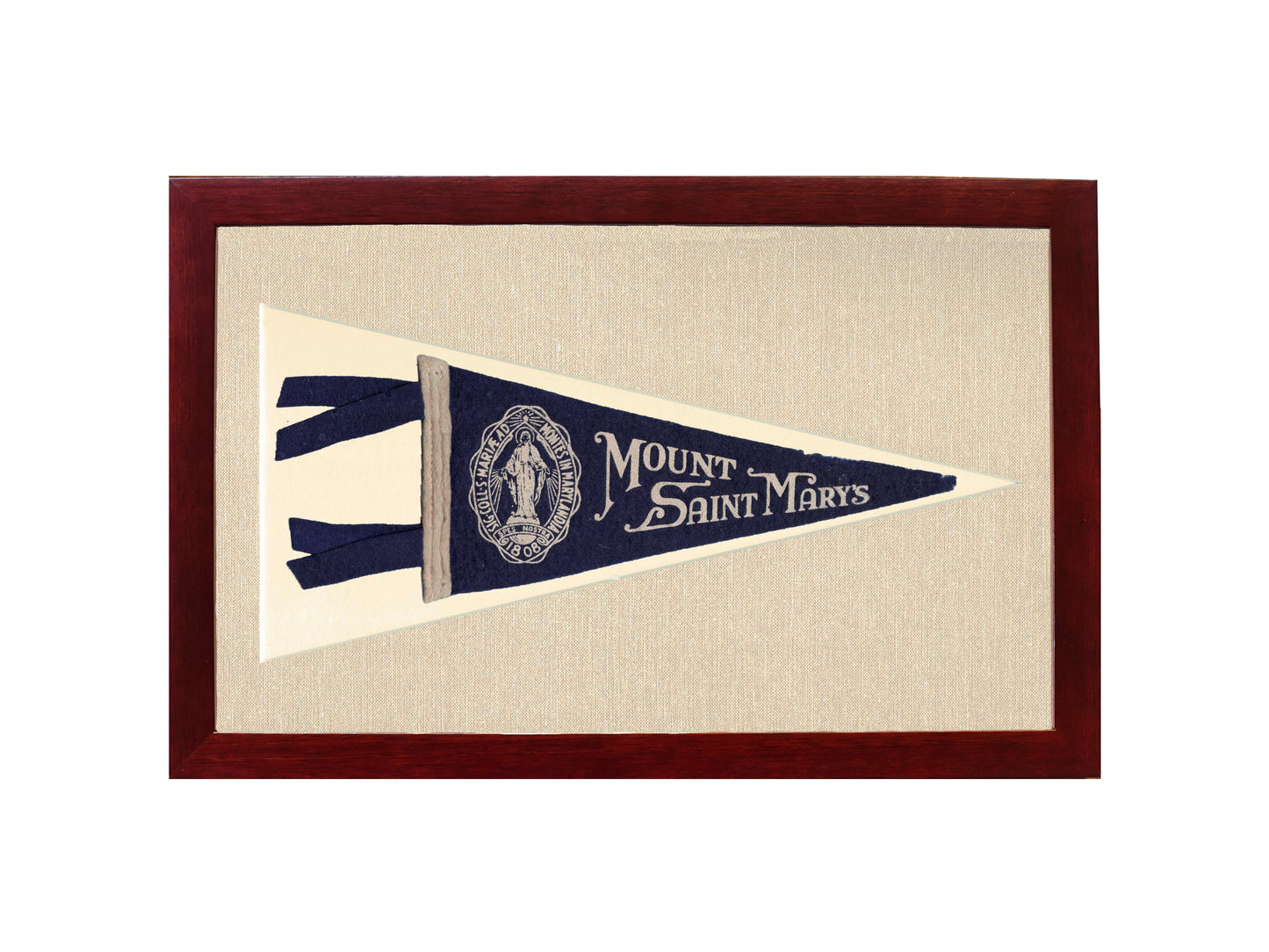 Vintage Mount Saint Mary’s College Pennant