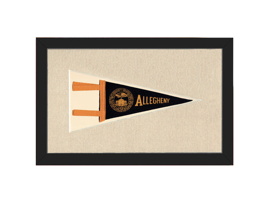 Vintage Allegheny College Pennant