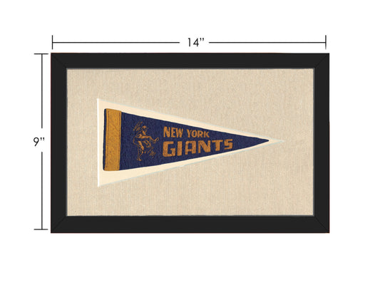 Vintage New York Giants Pennant
