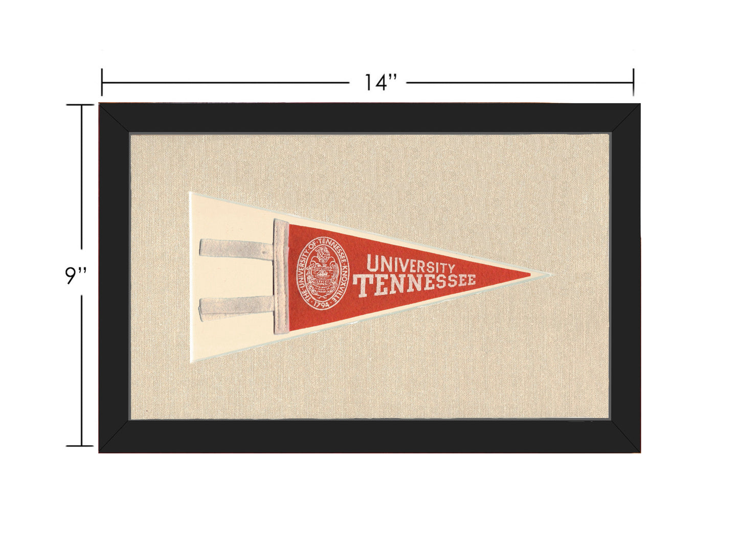 Vintage University of Tennessee Pennant