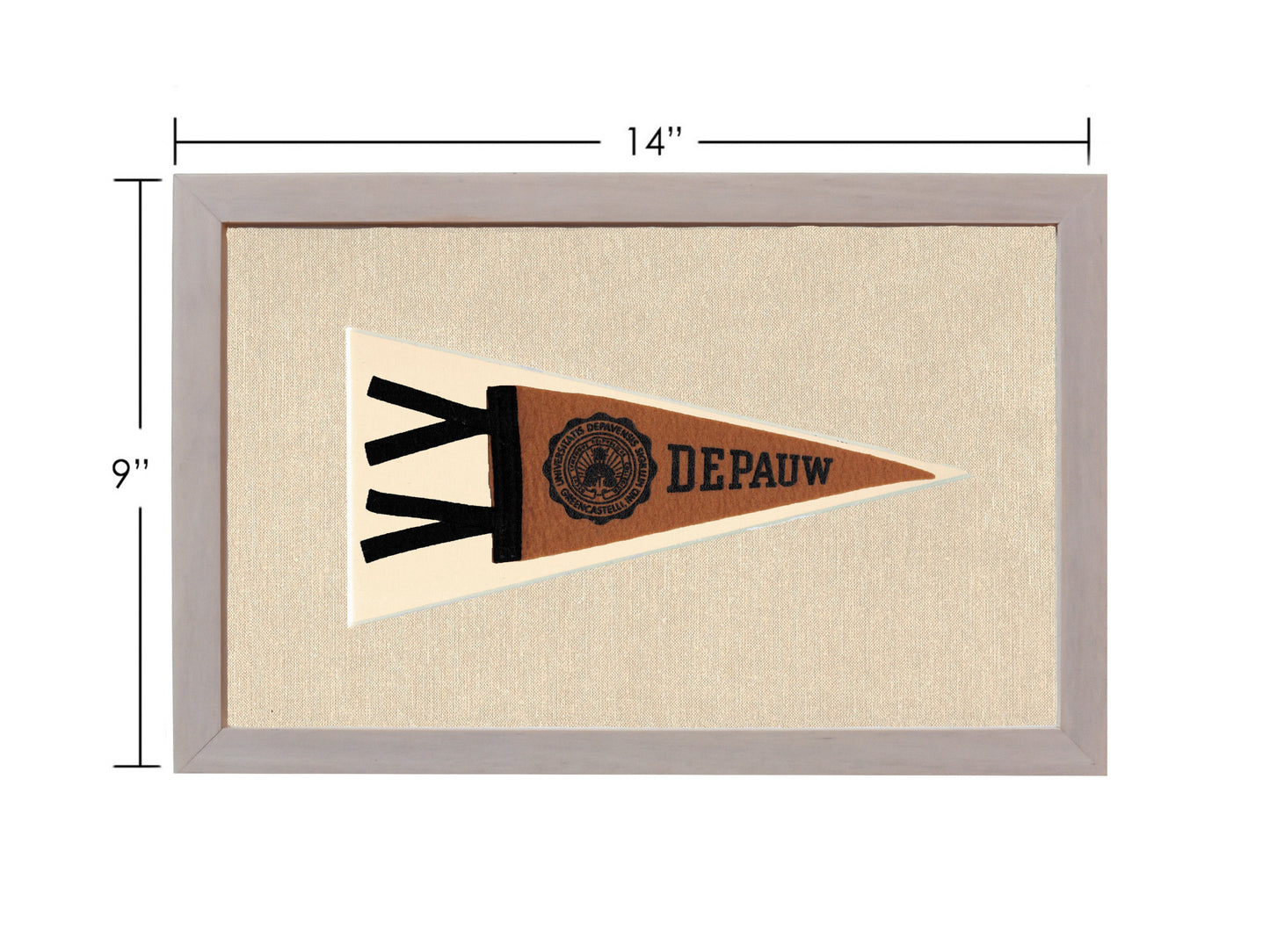 Vintage Depauw University Pennant