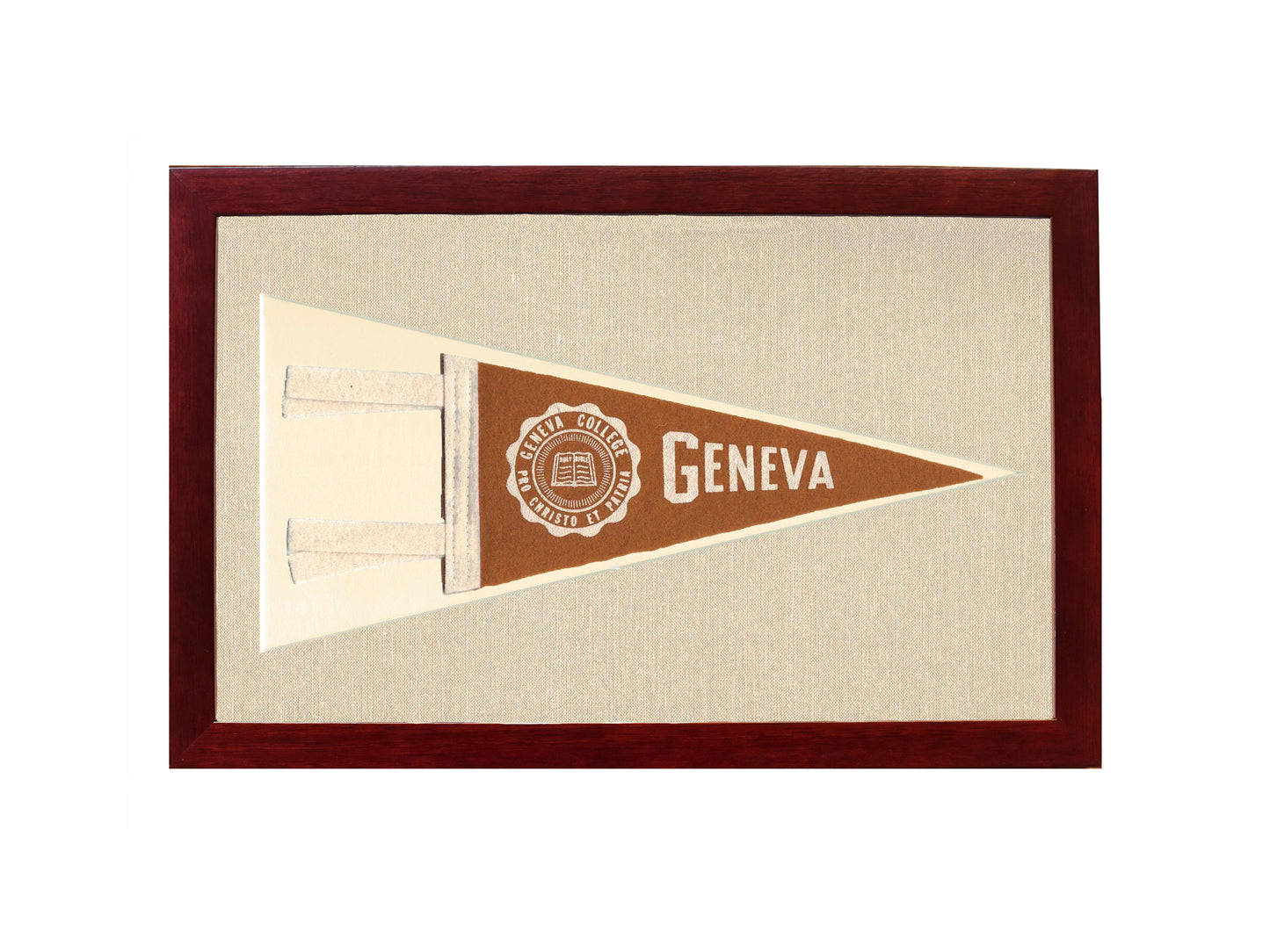 Vintage Geneva College Pennant