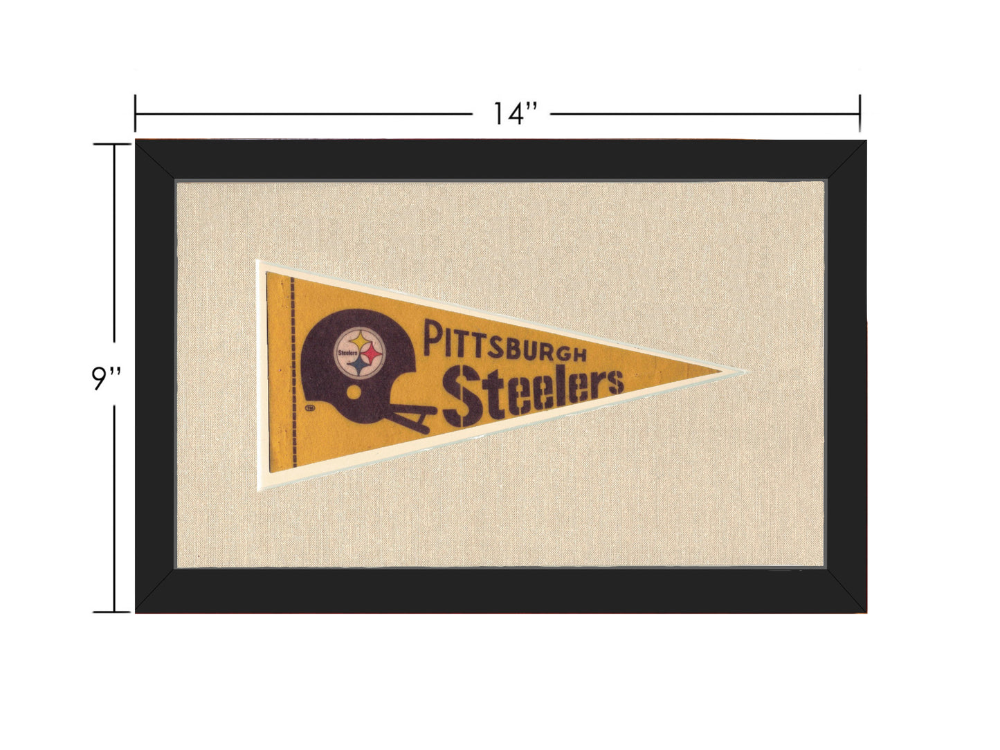 Vintage Pittsburgh Steelers Pennant
