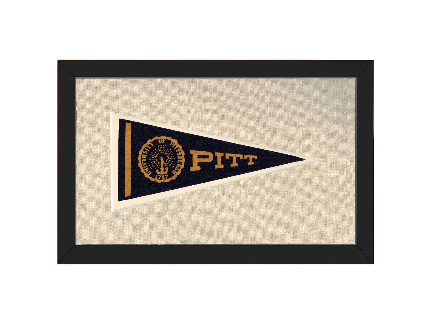 Vintage University of Pittsburgh Pennant