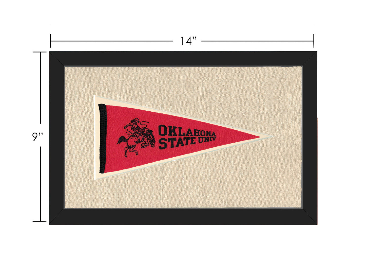 Vintage Oklahoma State University Pennant