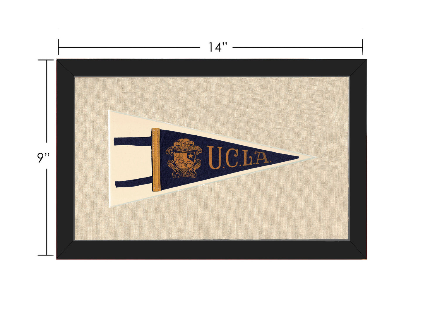 Vintage UCLA Pennant