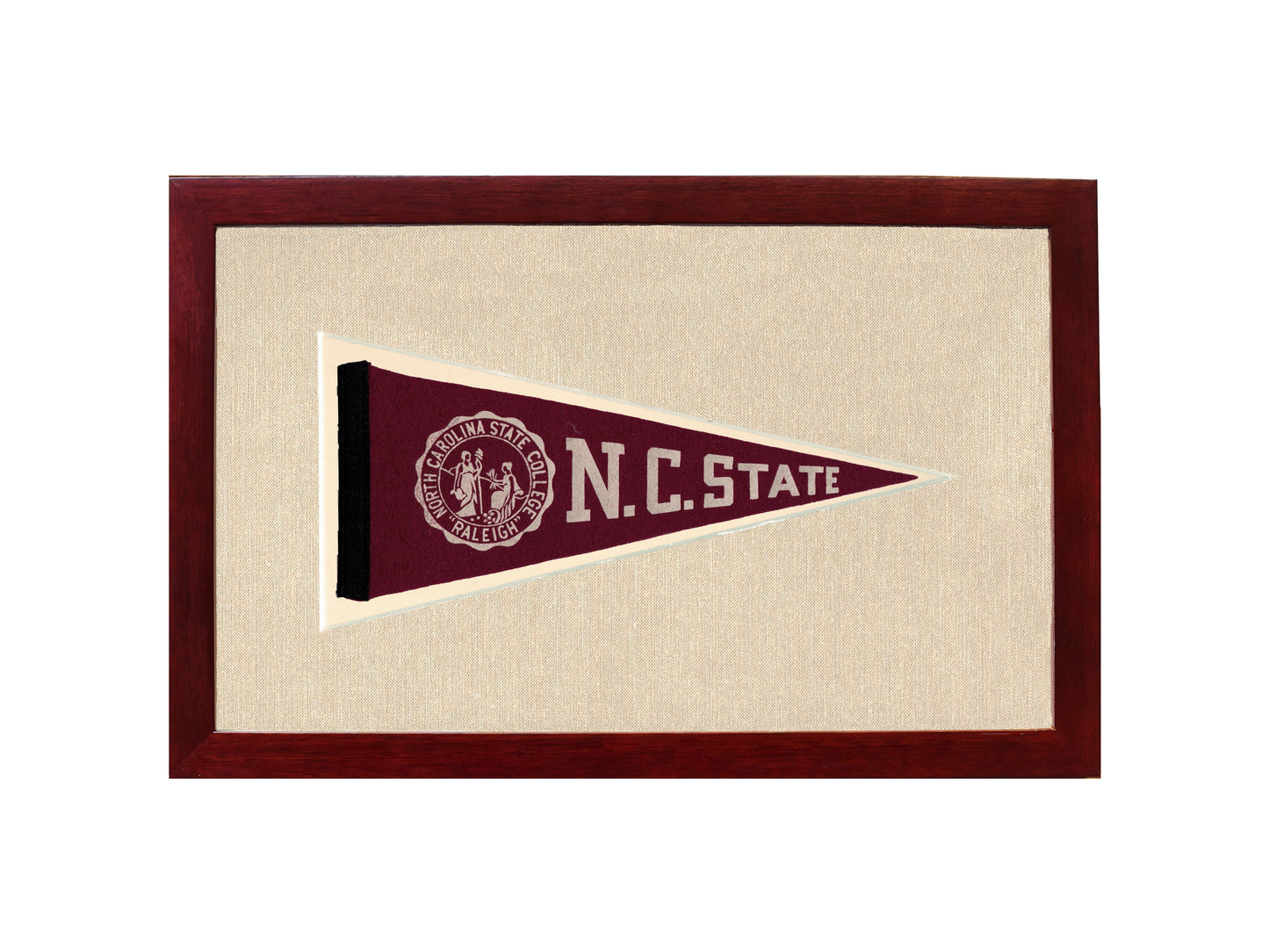 Vintage NC State College Pennant
