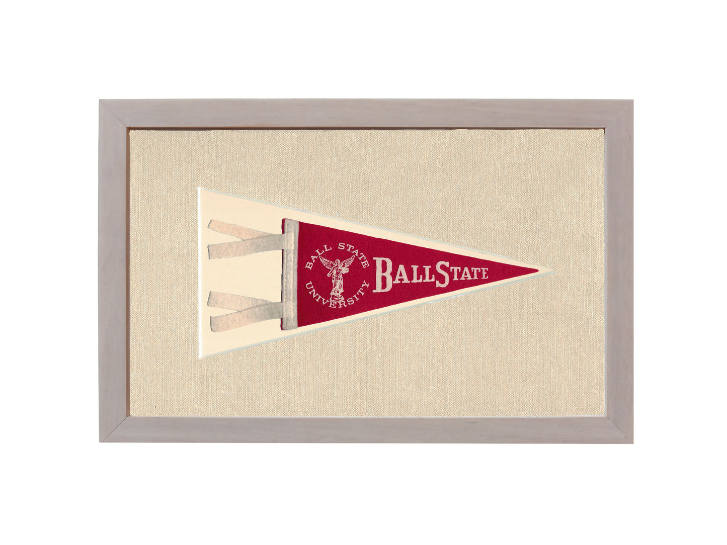 Vintage Ball State University Pennant