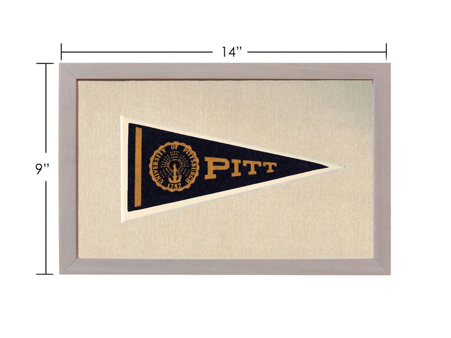 Vintage University of Pittsburgh Pennant