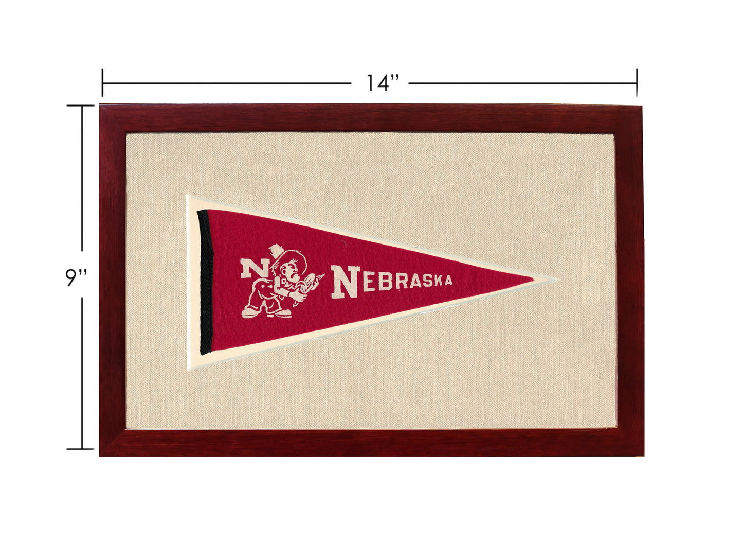 Vintage Nebraska Pennant