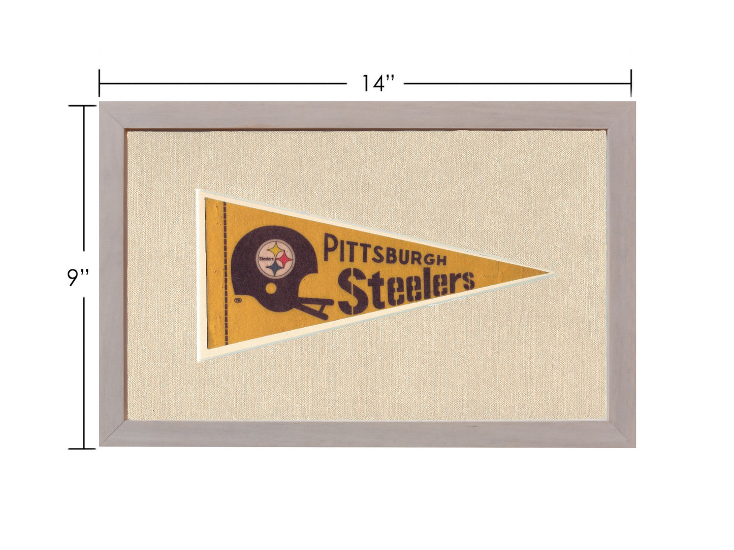 Vintage Pittsburgh Steelers Pennant