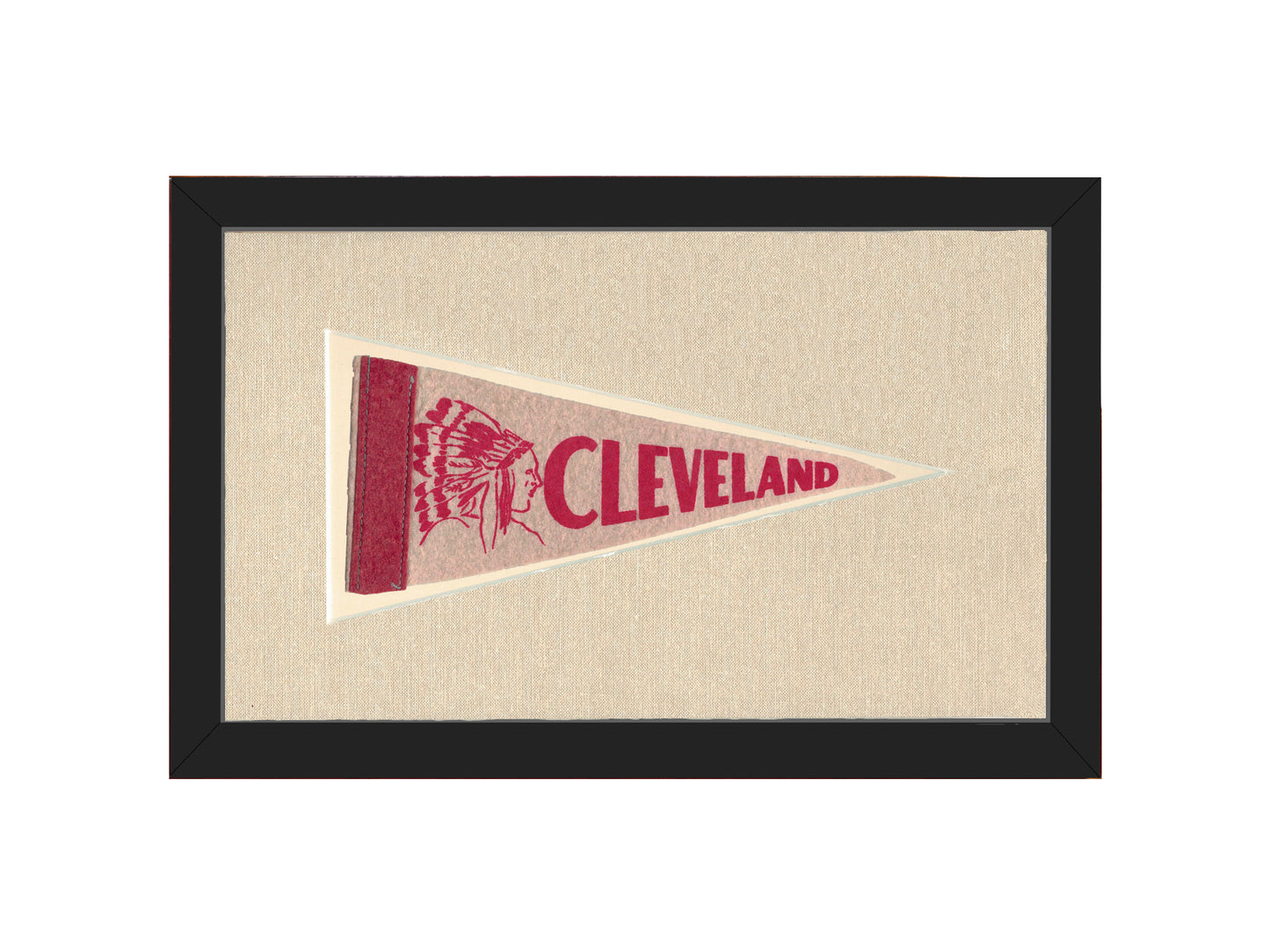 Vintage Cleveland Indians Pennant
