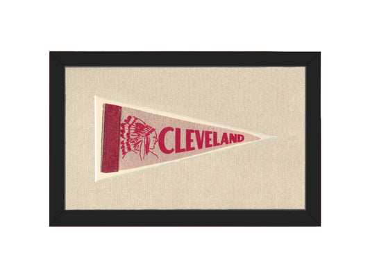 Vintage Cleveland Indians Pennant