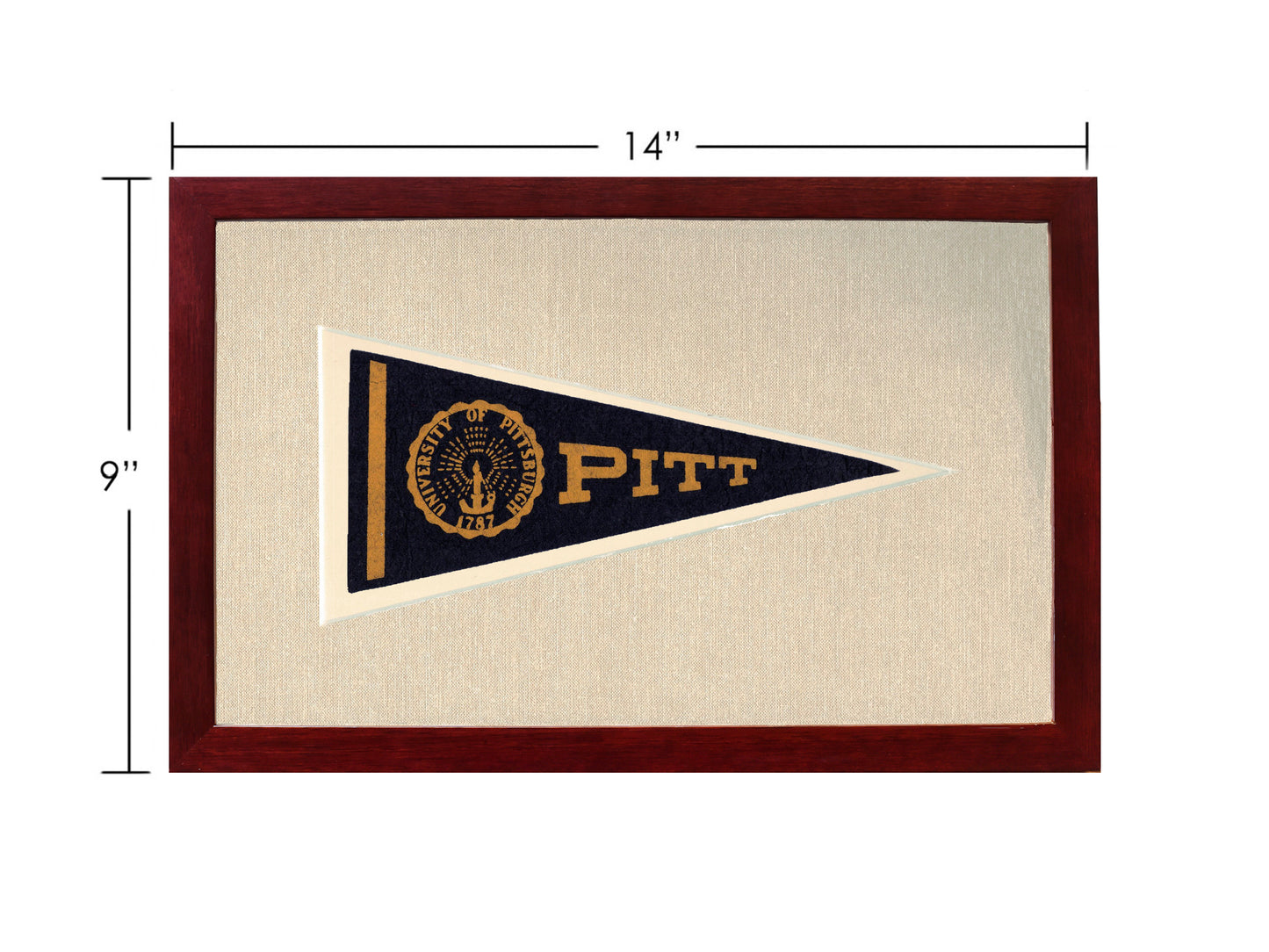 Vintage University of Pittsburgh Pennant