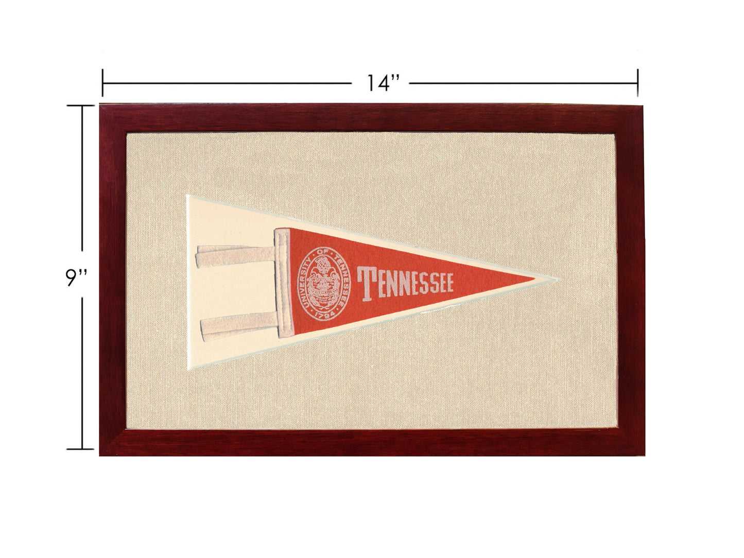 Vintage University of Tennessee Pennant