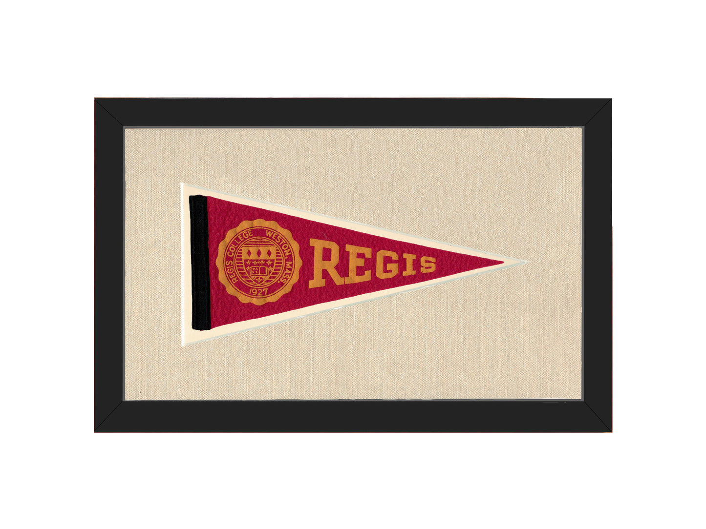 Vintage Regis College Pennant