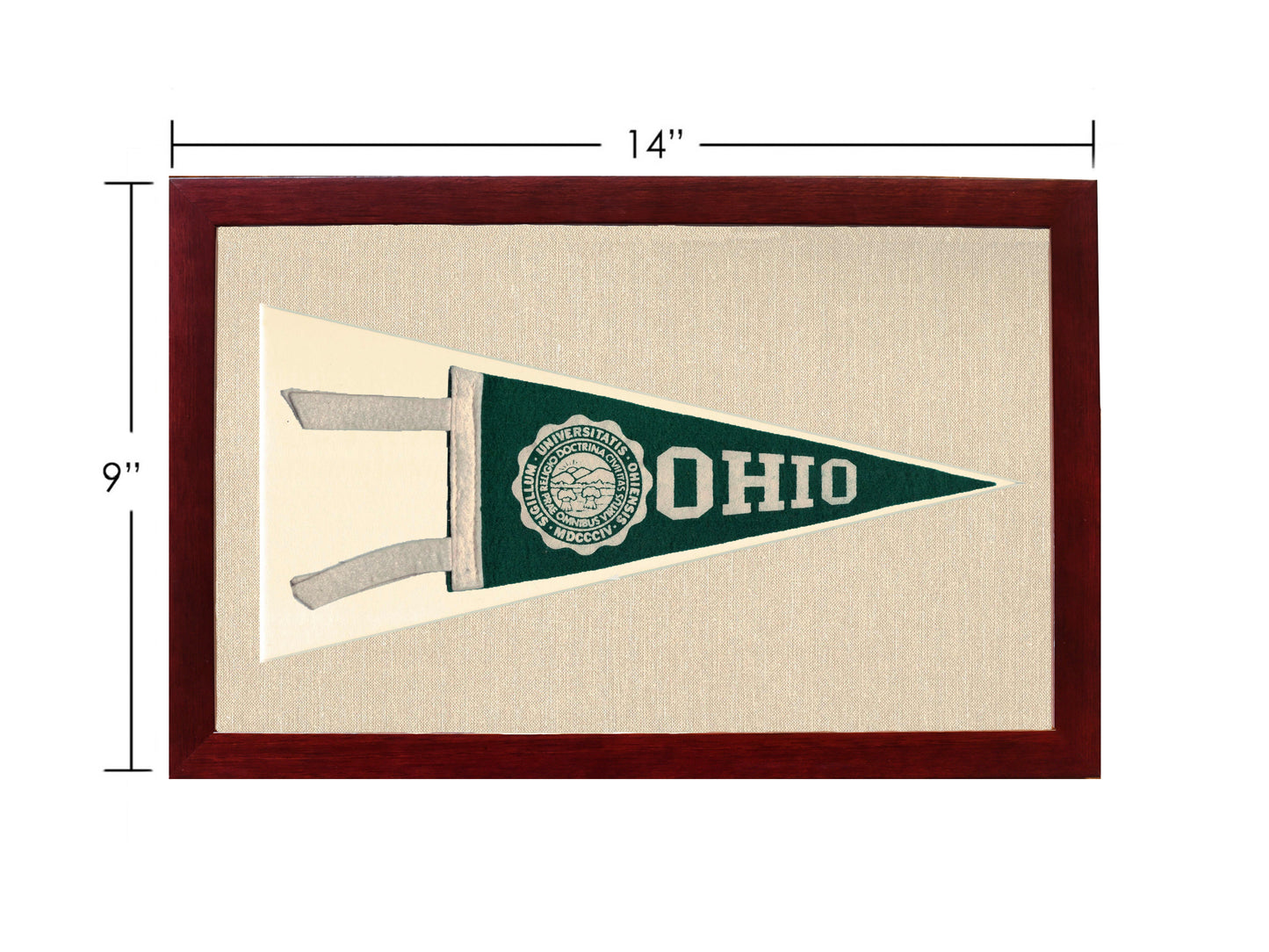 Vintage Ohio University Pennant