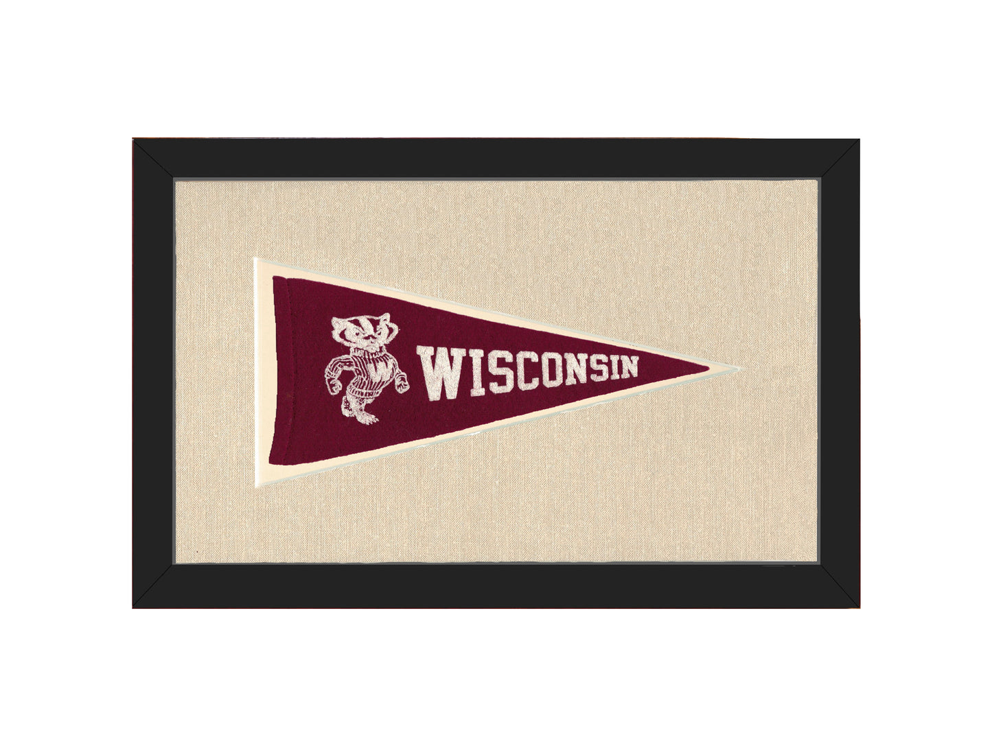 Vintage Wisconsin Pennant