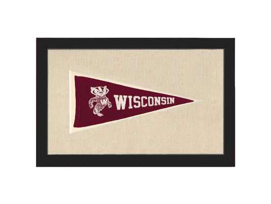 Vintage Wisconsin Pennant