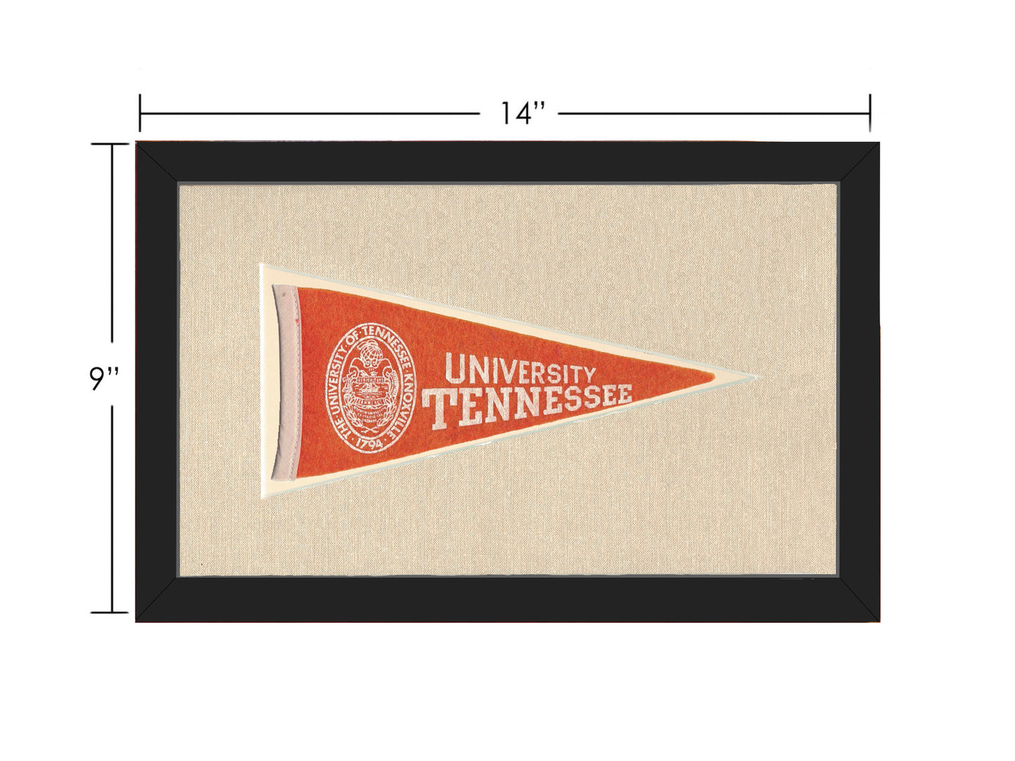 Vintage University of Tennessee Pennant