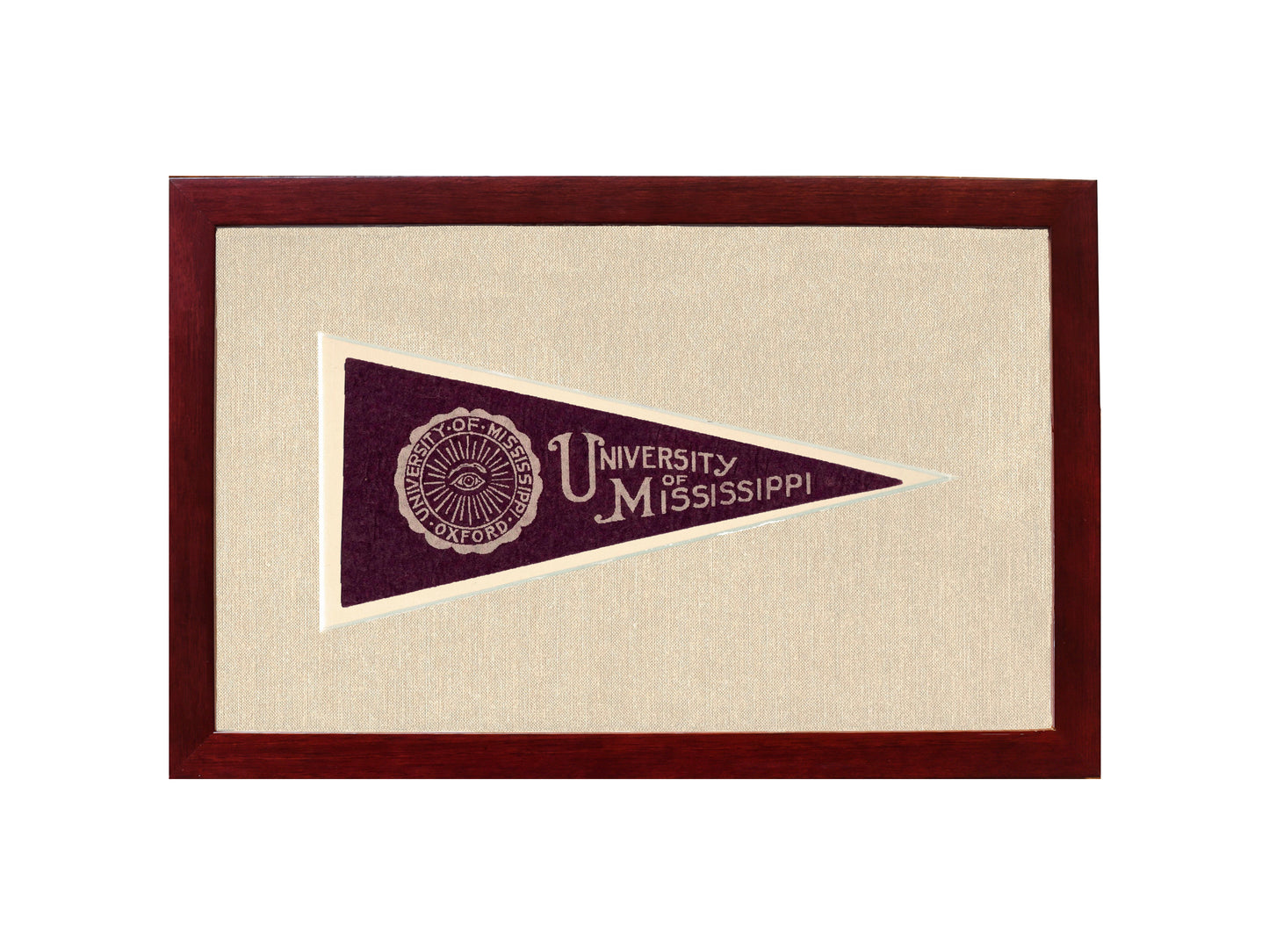 Vintage University of Mississippi Pennant