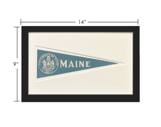 Vintage Maine University Hormel Pennant