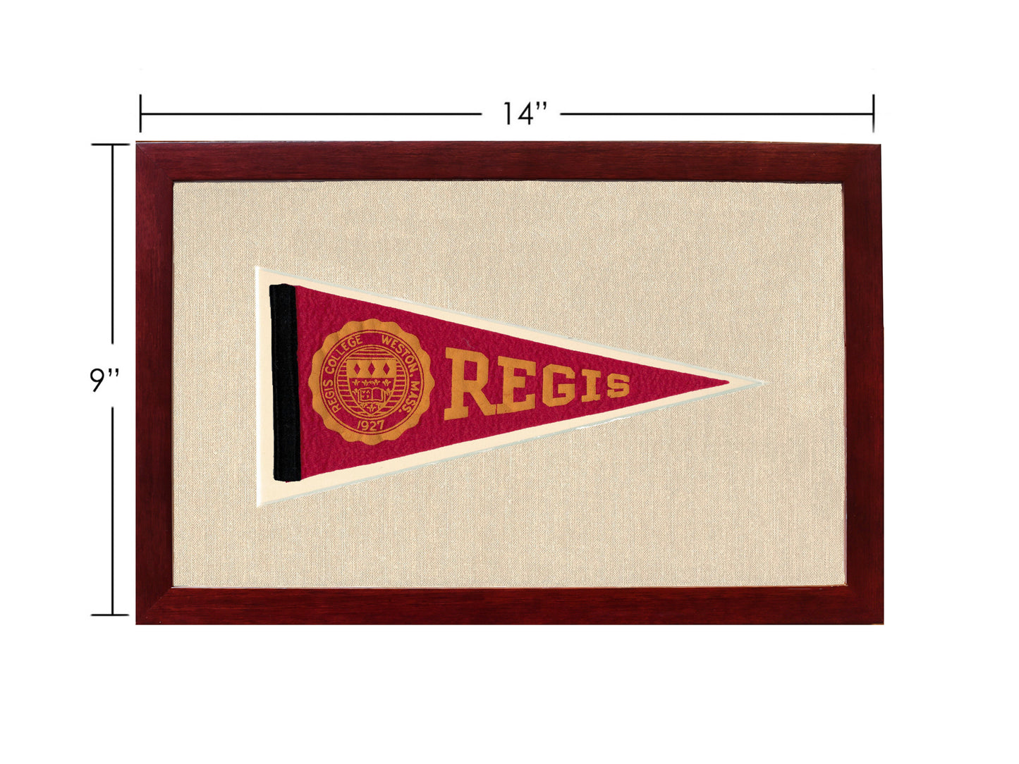 Vintage Regis College Pennant