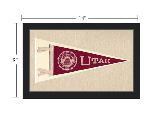 Vintage University of Utah Pennant