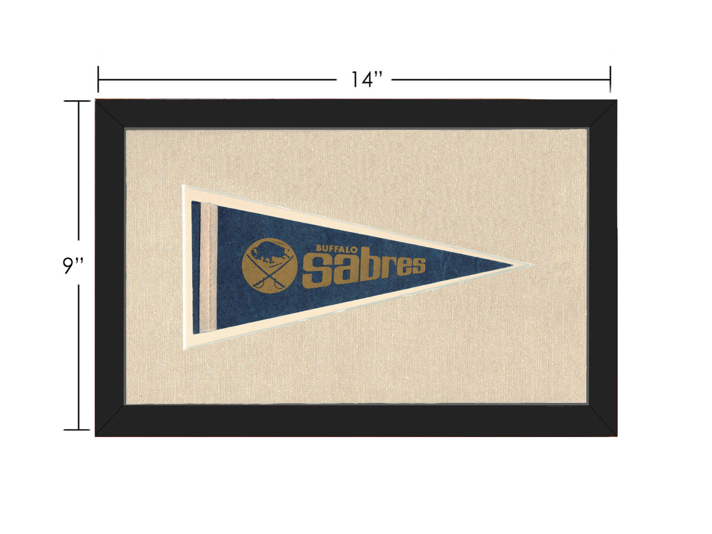 Vintage Buffalo Sabres Pennant