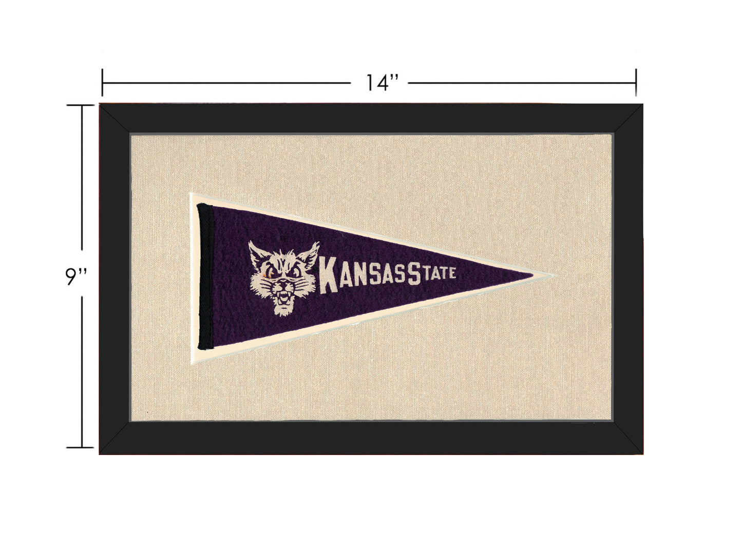 Vintage Kansas State Pennant
