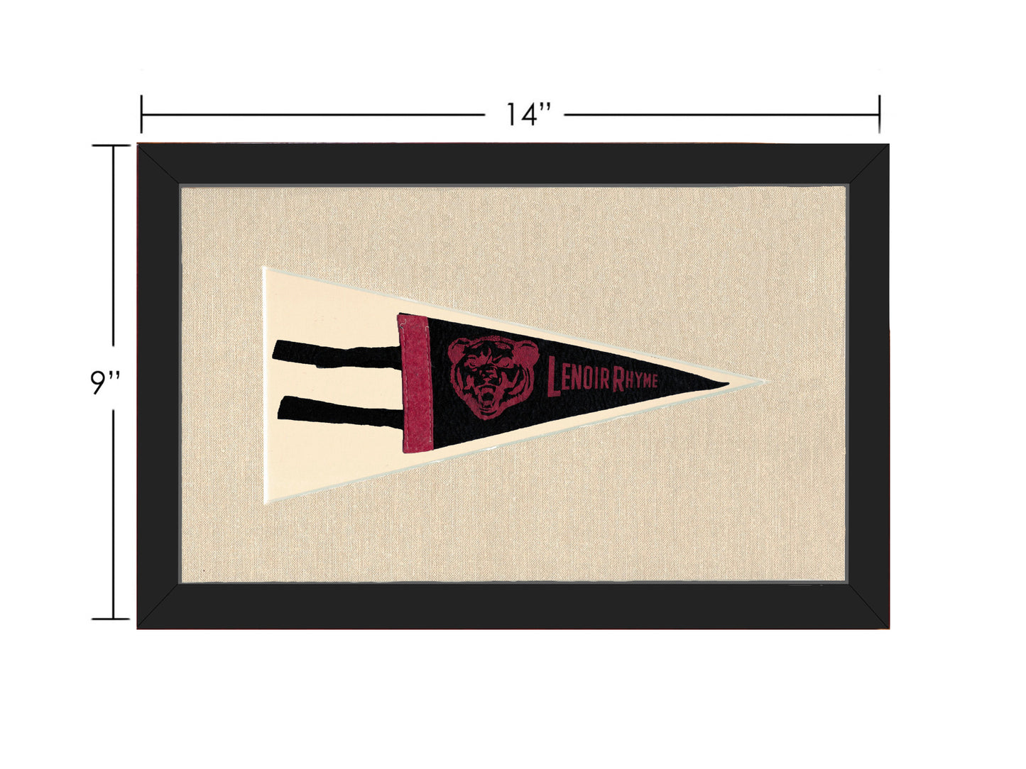 Vintage Lenoir Rhyme Pennant