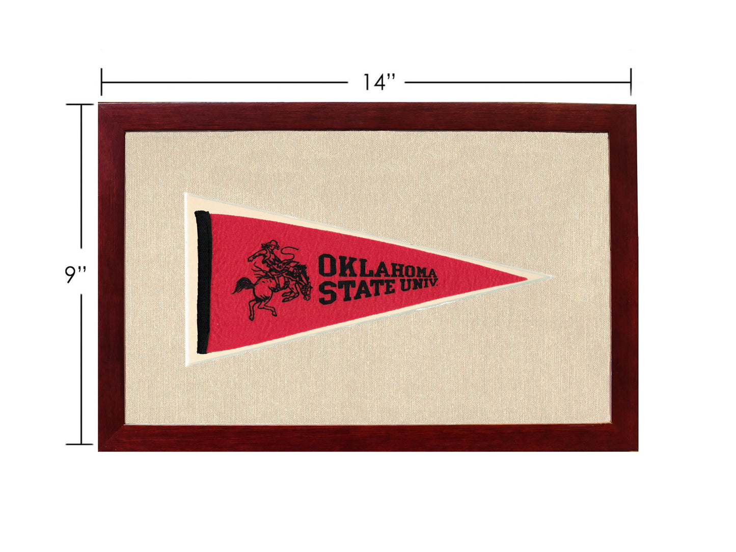 Vintage Oklahoma State University Pennant