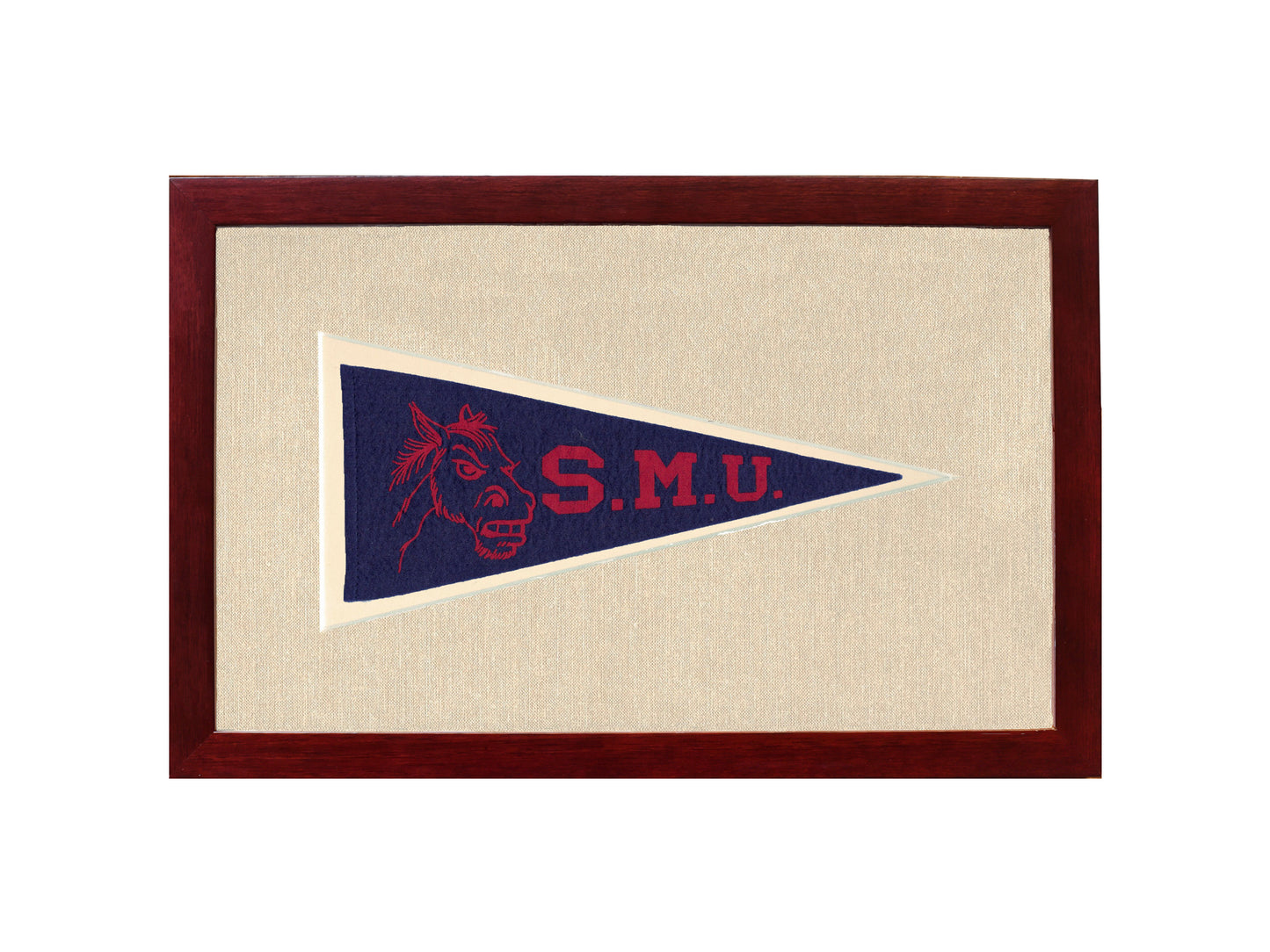 Vintage Southern Methodist University Pennant