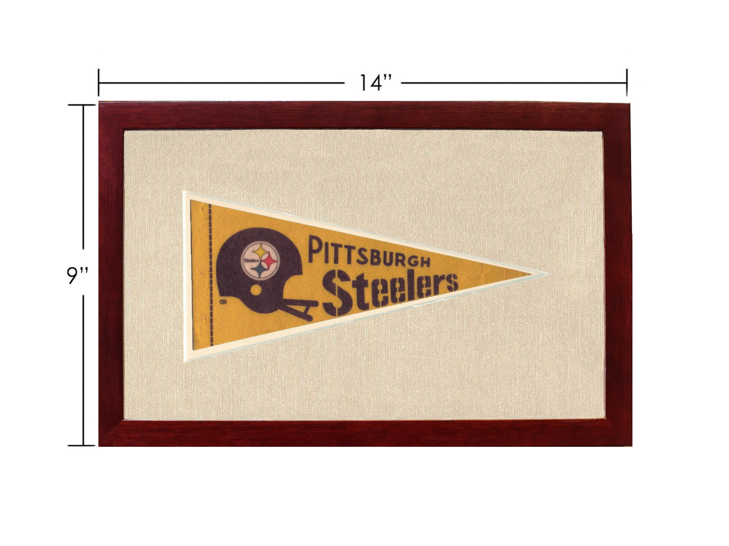 Vintage Pittsburgh Steelers Pennant
