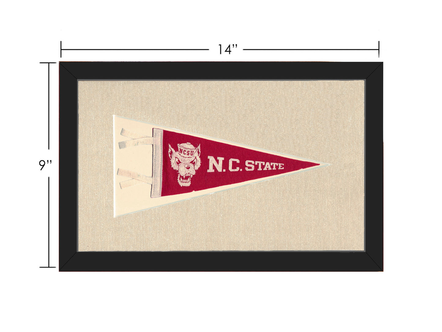 Vintage NC State Pennant