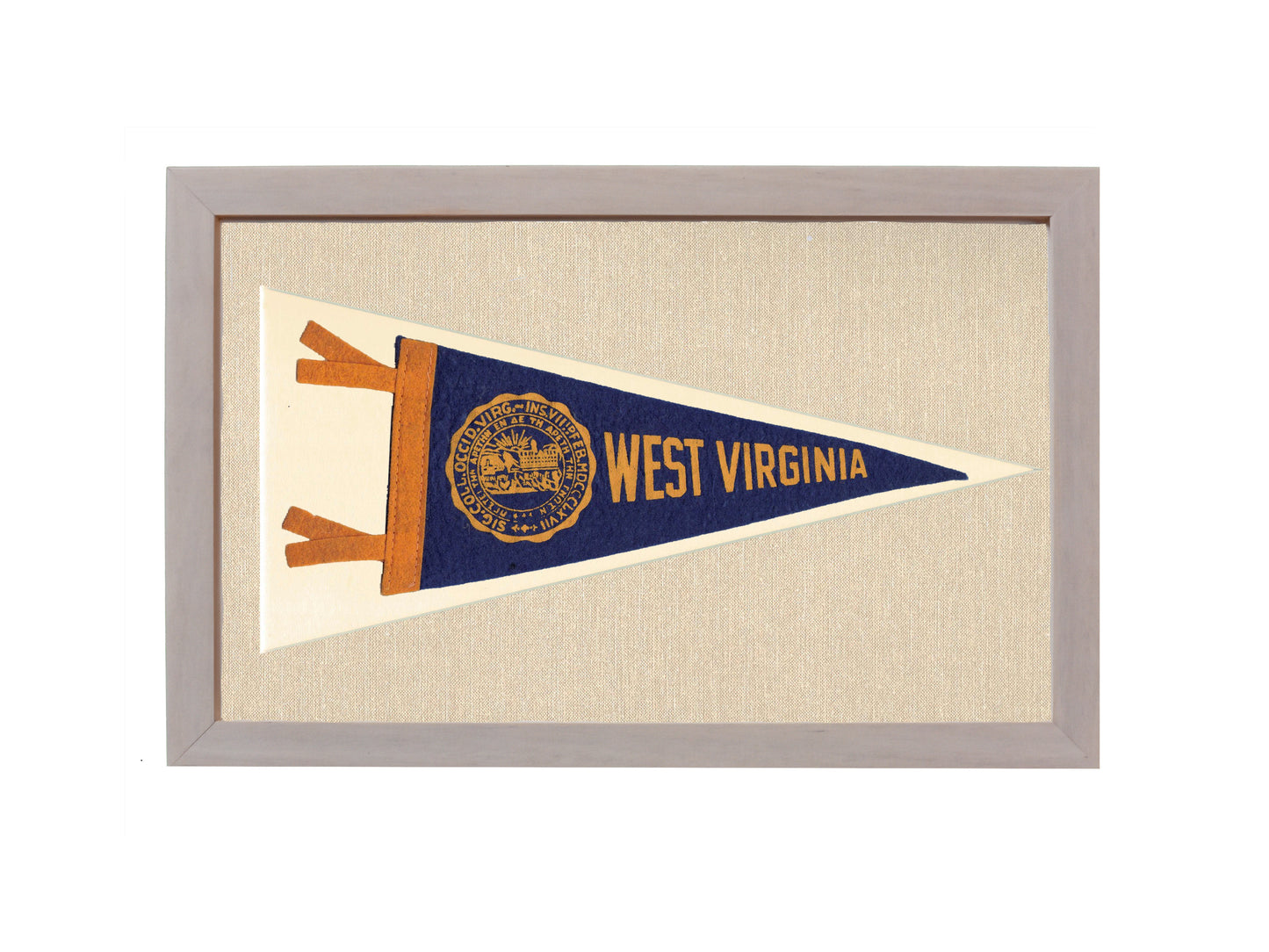 Vintage West Virginia University Pennant