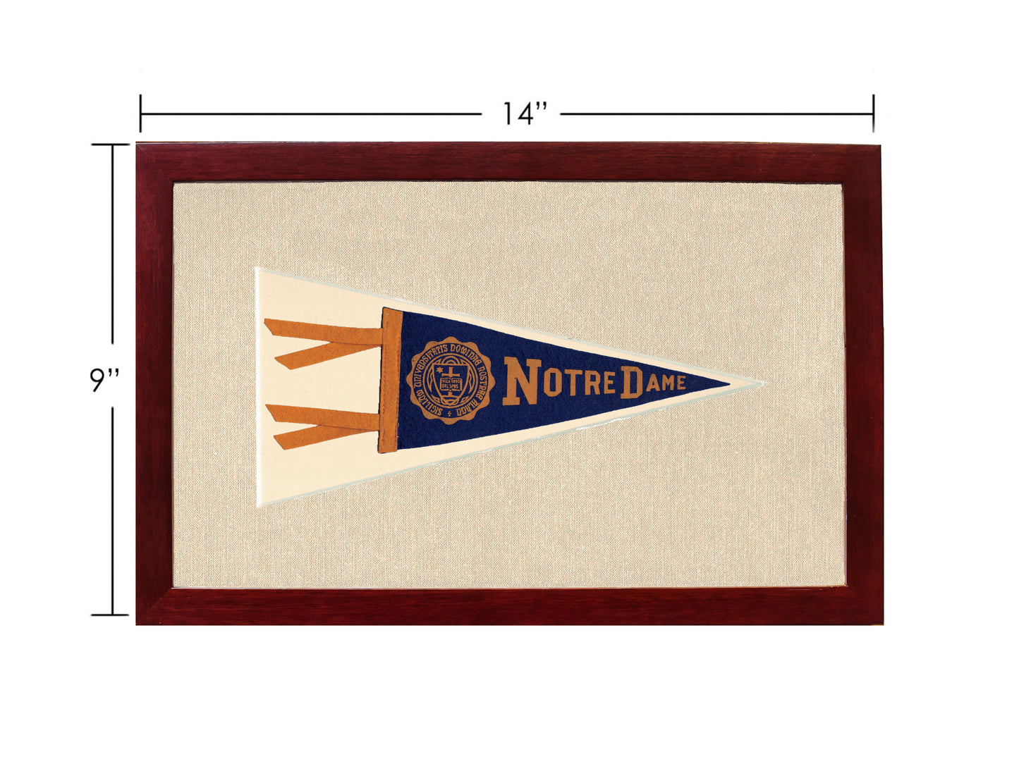 Vintage Notre Dame Pennant