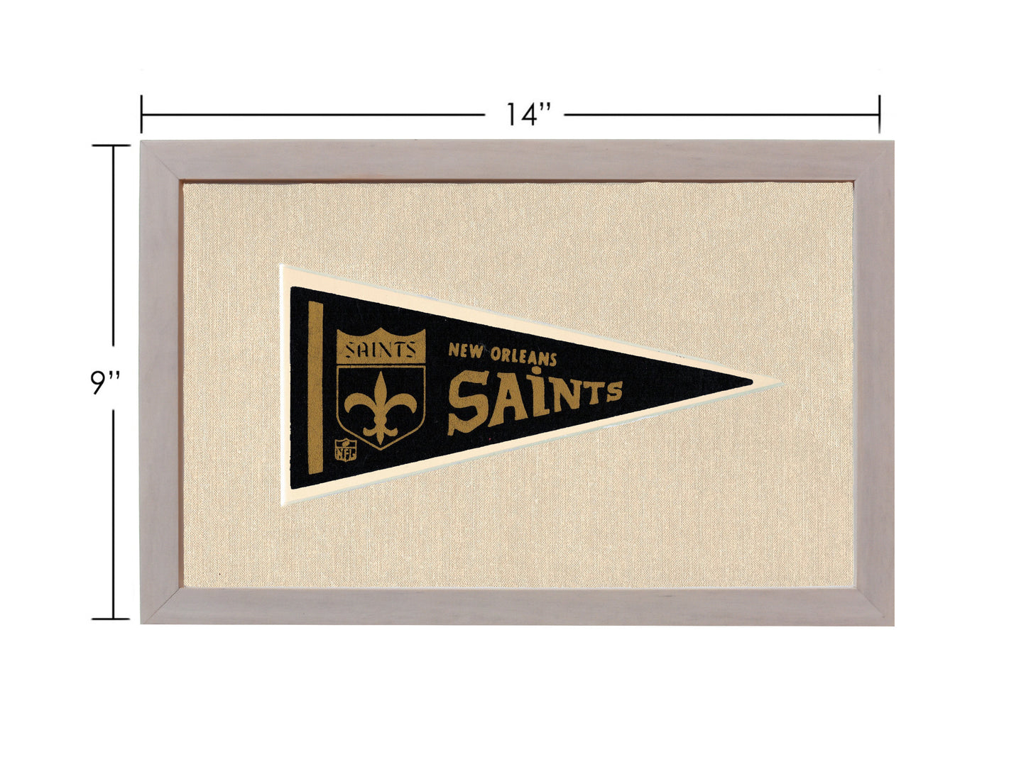 Vintage New Orleans Saints Pennant