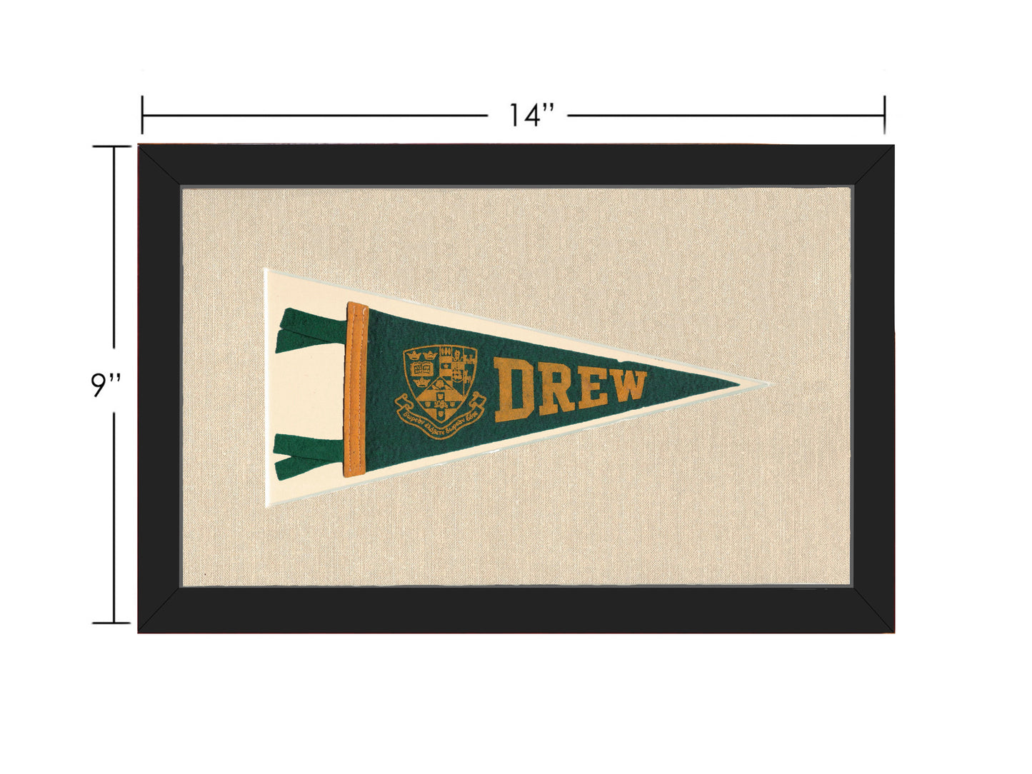 Vintage Drew University Pennant
