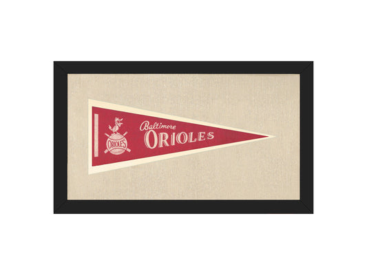 Vintage Baltimore Orioles Pennant