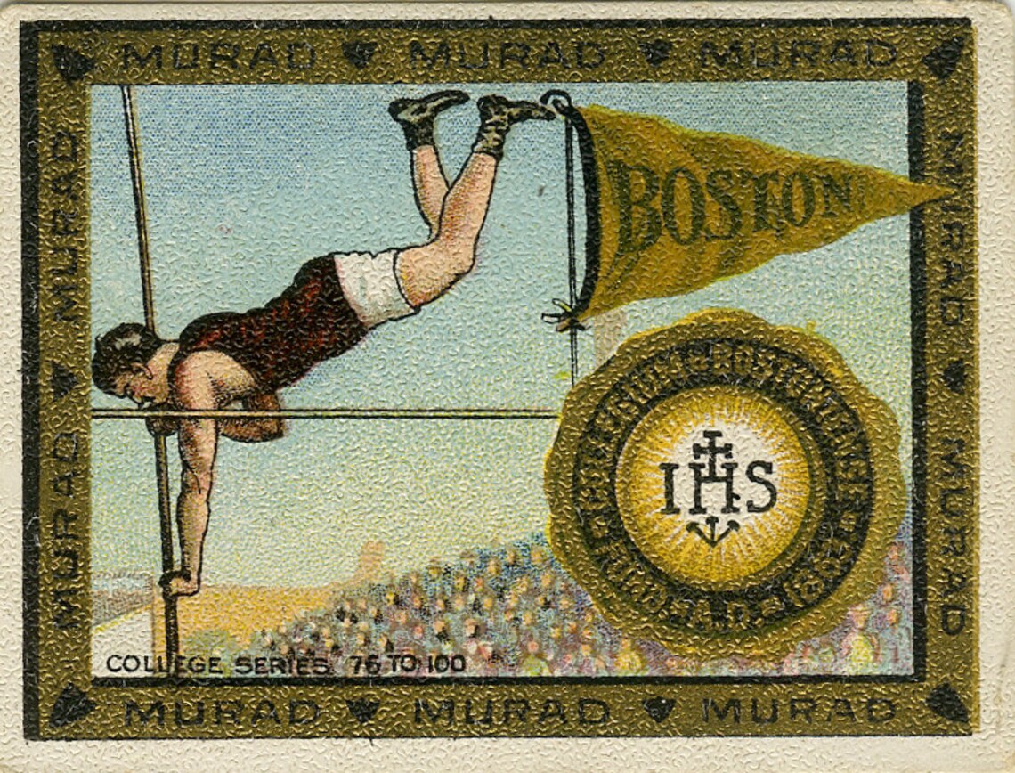 Boston College Tobacco Card circa 1900